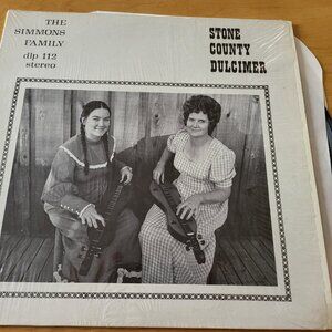 THE SIMMONS FAMILY Stone County Dulcimer Vinyl LP 1970s Traditional DLP 112 LP5